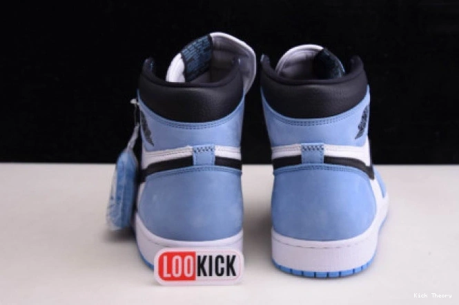 Kicked Out Shoe Store WHITE 1 UNIVERSITY 555088-134 RETRO JORDAN AIR HIGH BLUE BLACK 0723